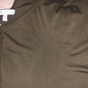 Charlotte Russe shift dress/ army green